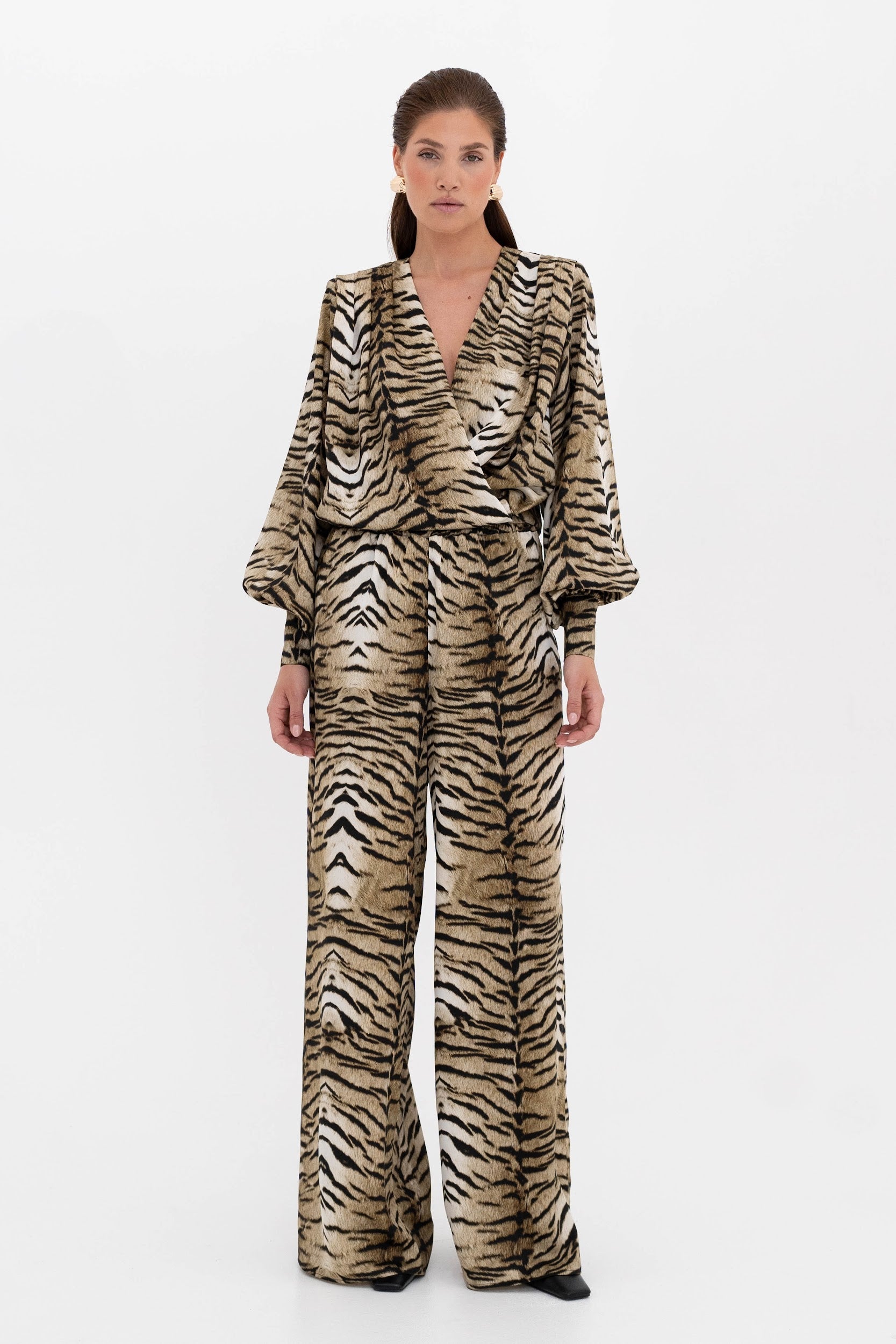 Silk palazzo Pants “Wild spirit”