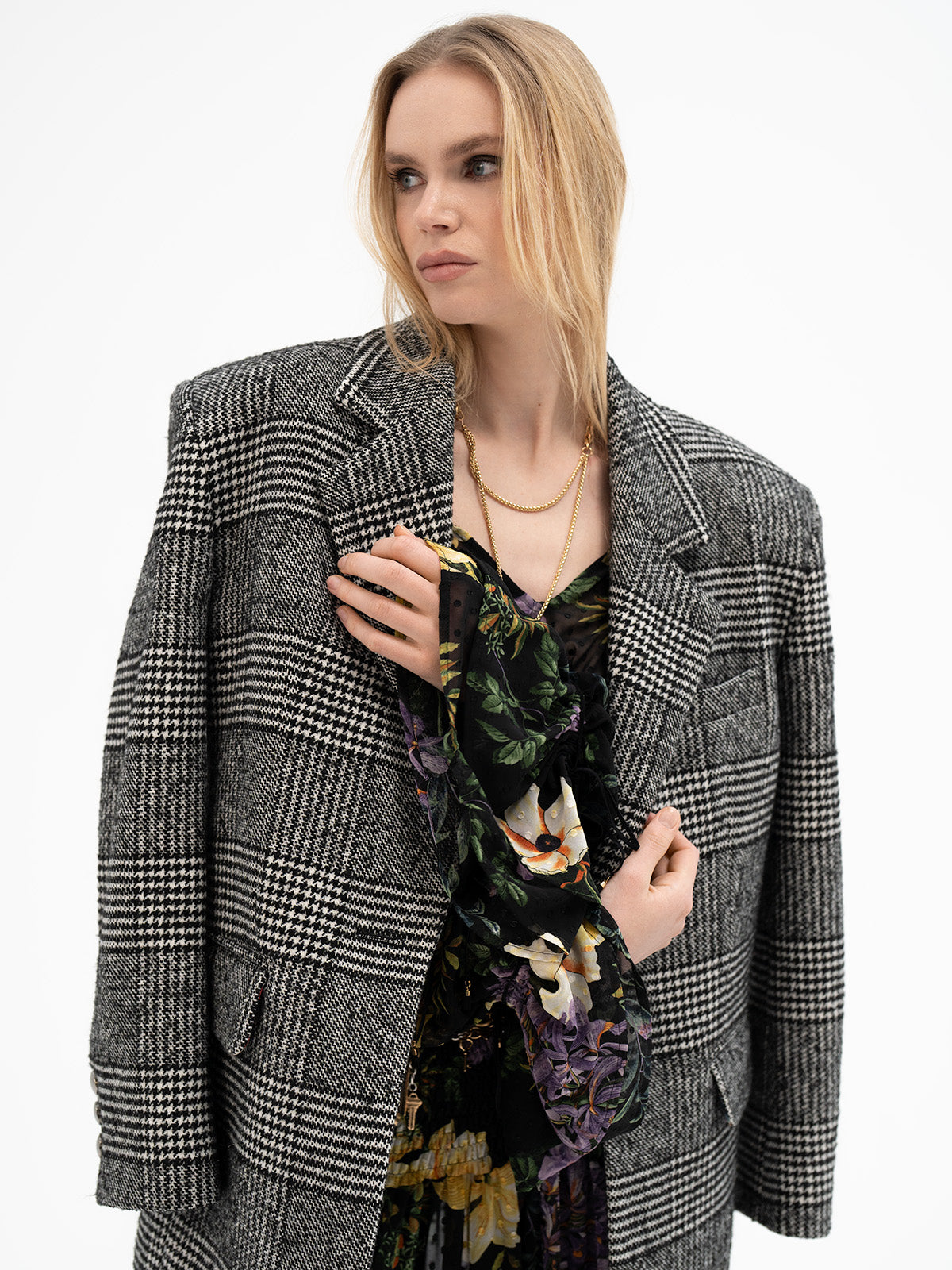 Oversized Wool Blazer - Sowulo Rune