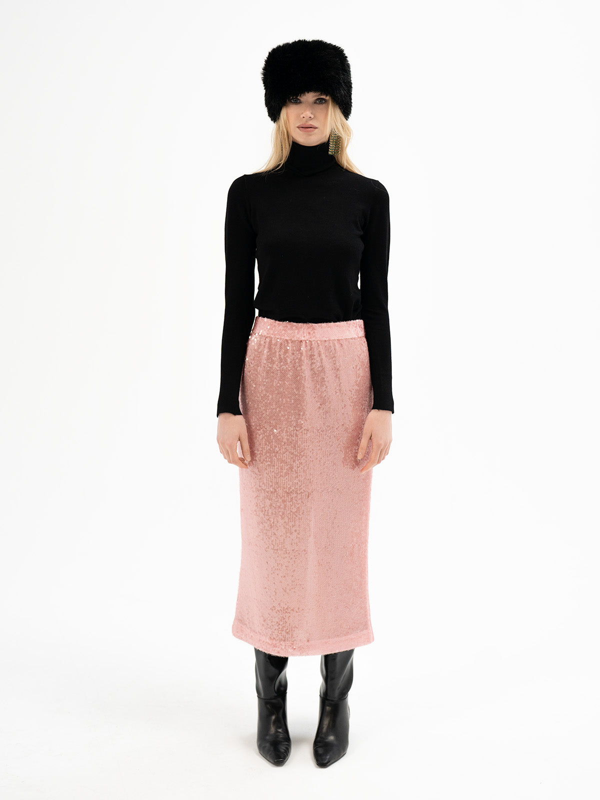 Sequin Midi Skirt – Naupiz Rune