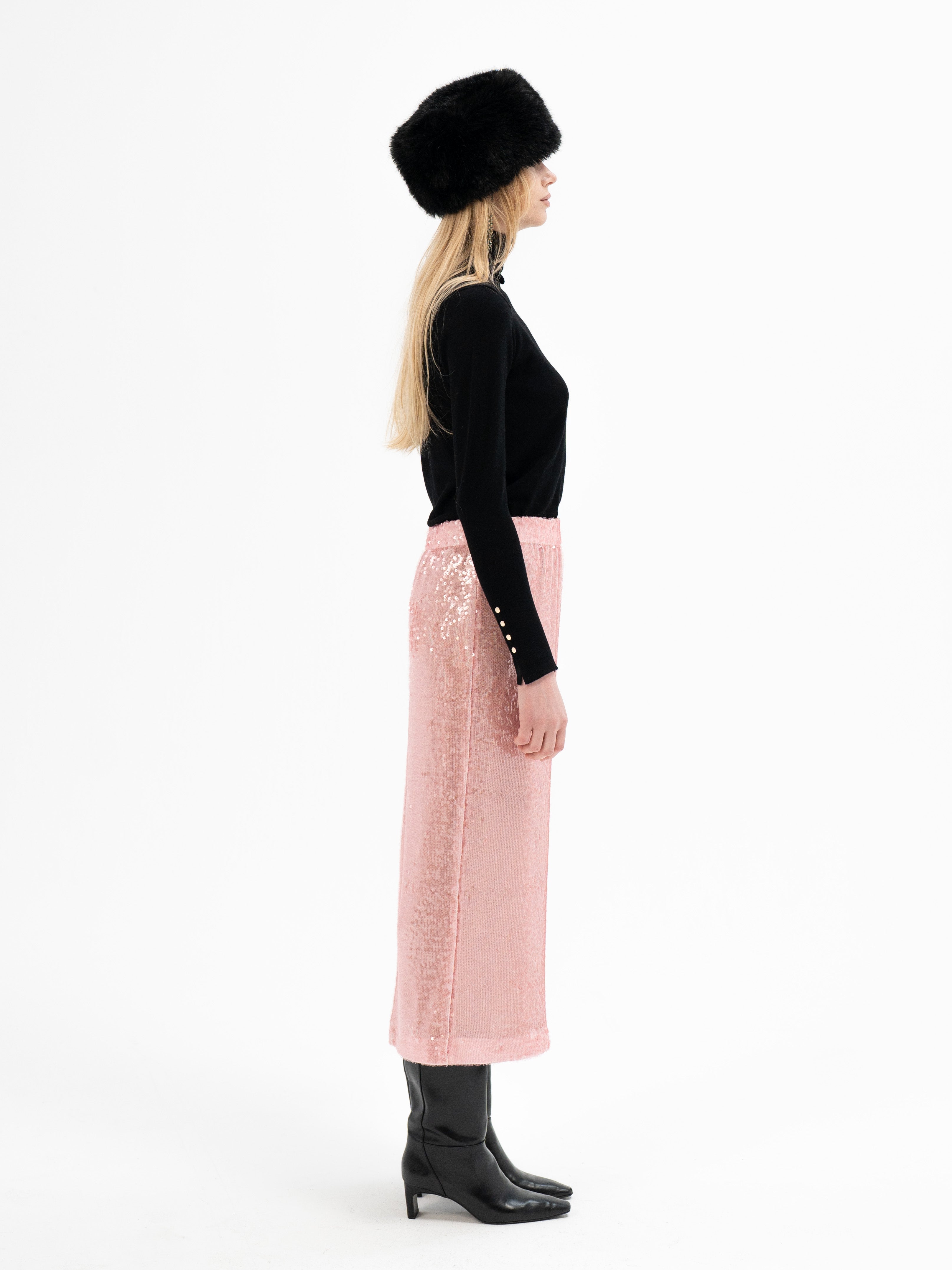 Sequin Midi Skirt – Naupiz Rune