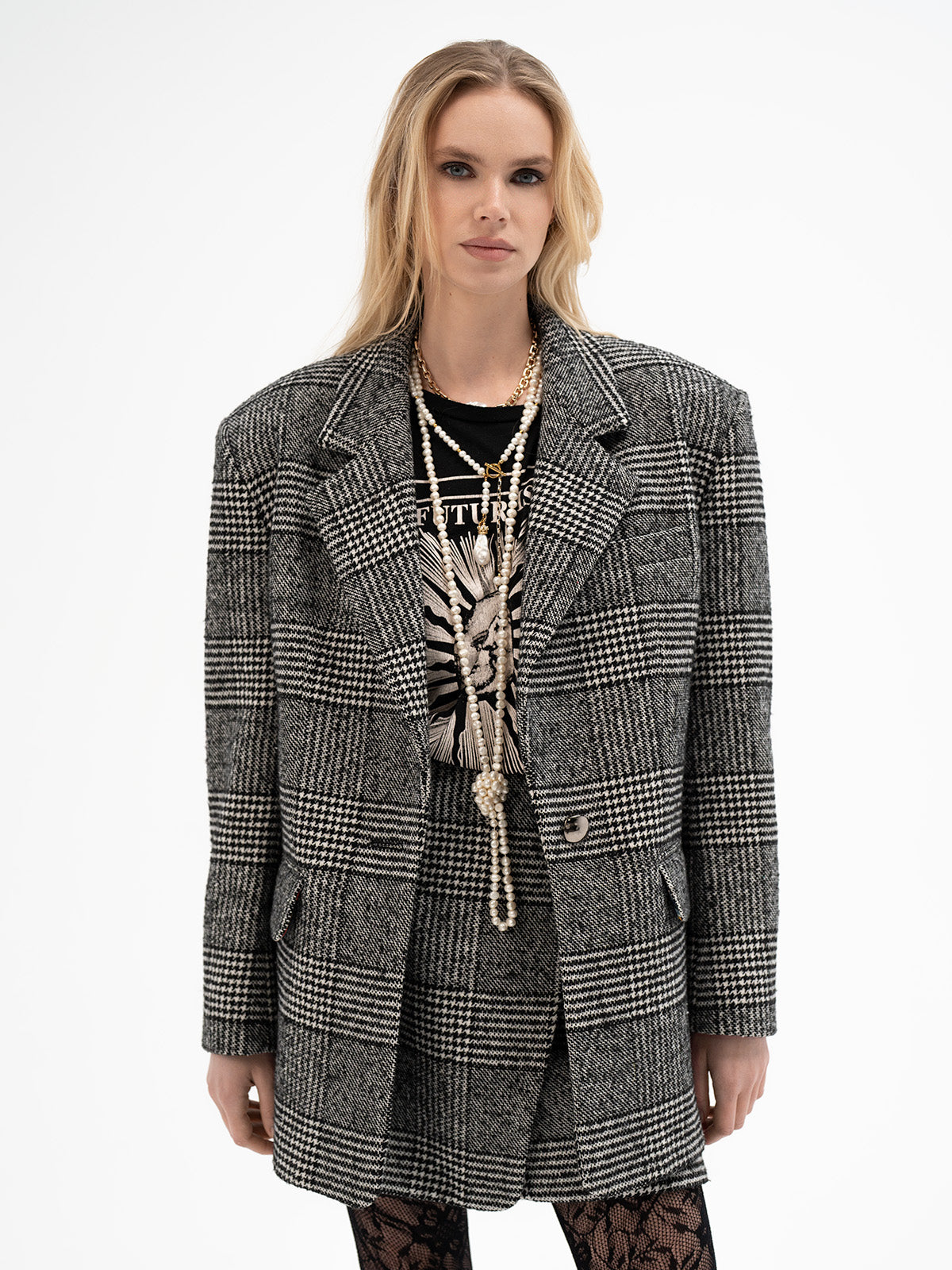 Oversized Wool Blazer - Sowulo Rune