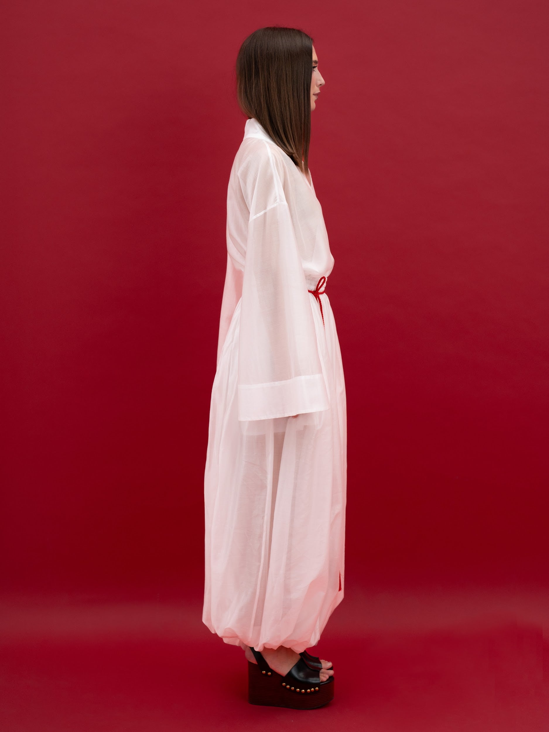 Jean taille mi-haute et jambe large « Love Journey »