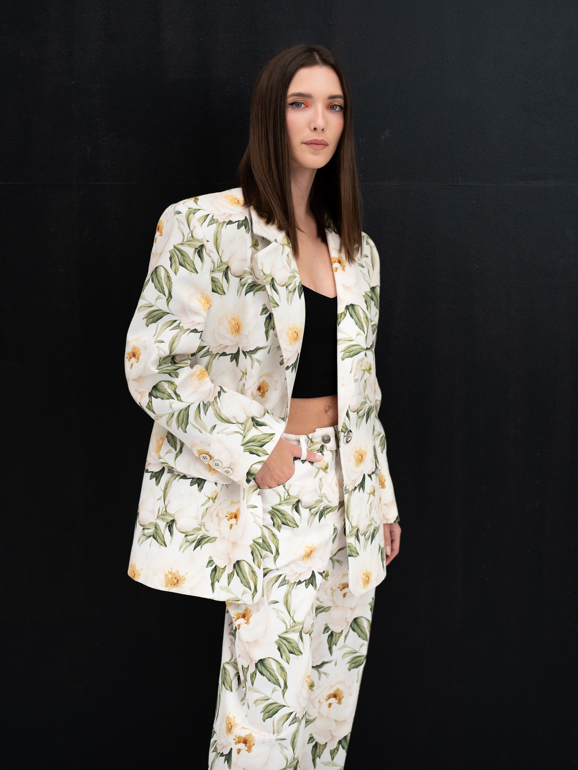 SHIRO PEONY OVERSIZED BLAZER