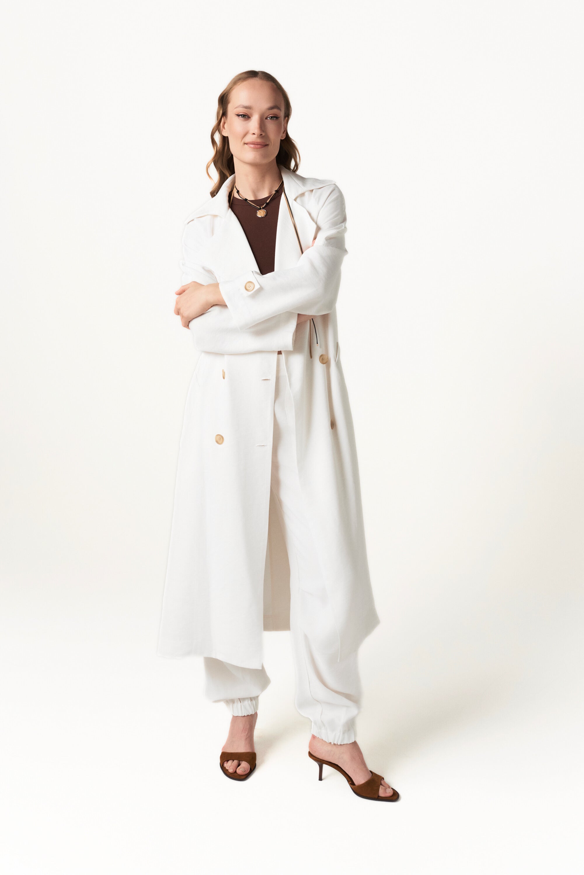 Long Trench Coat - Quiet Storm