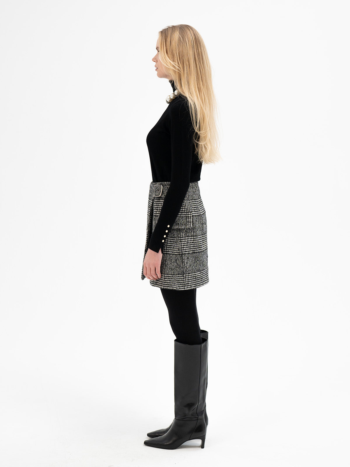 Mini Wool Skirt - Inguz Rune