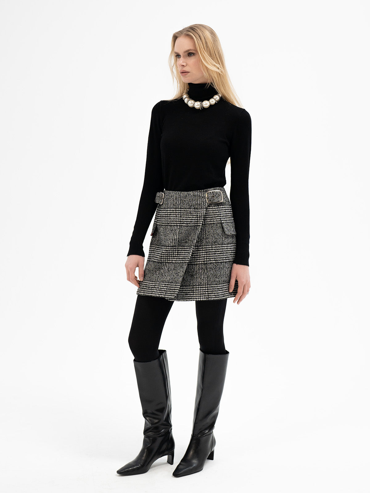 Mini Wool Skirt - Inguz Rune