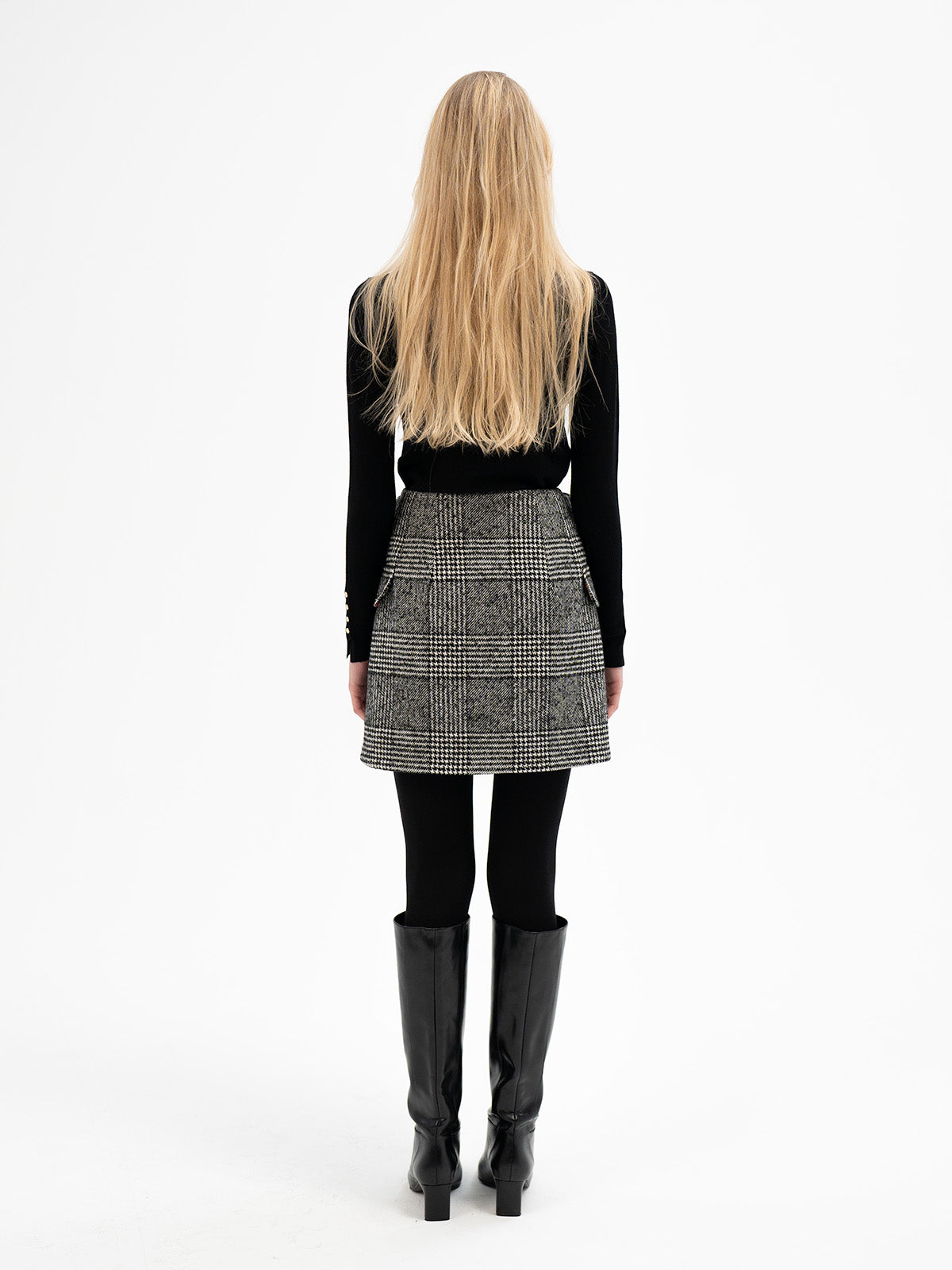 Mini Wool Skirt - Inguz Rune
