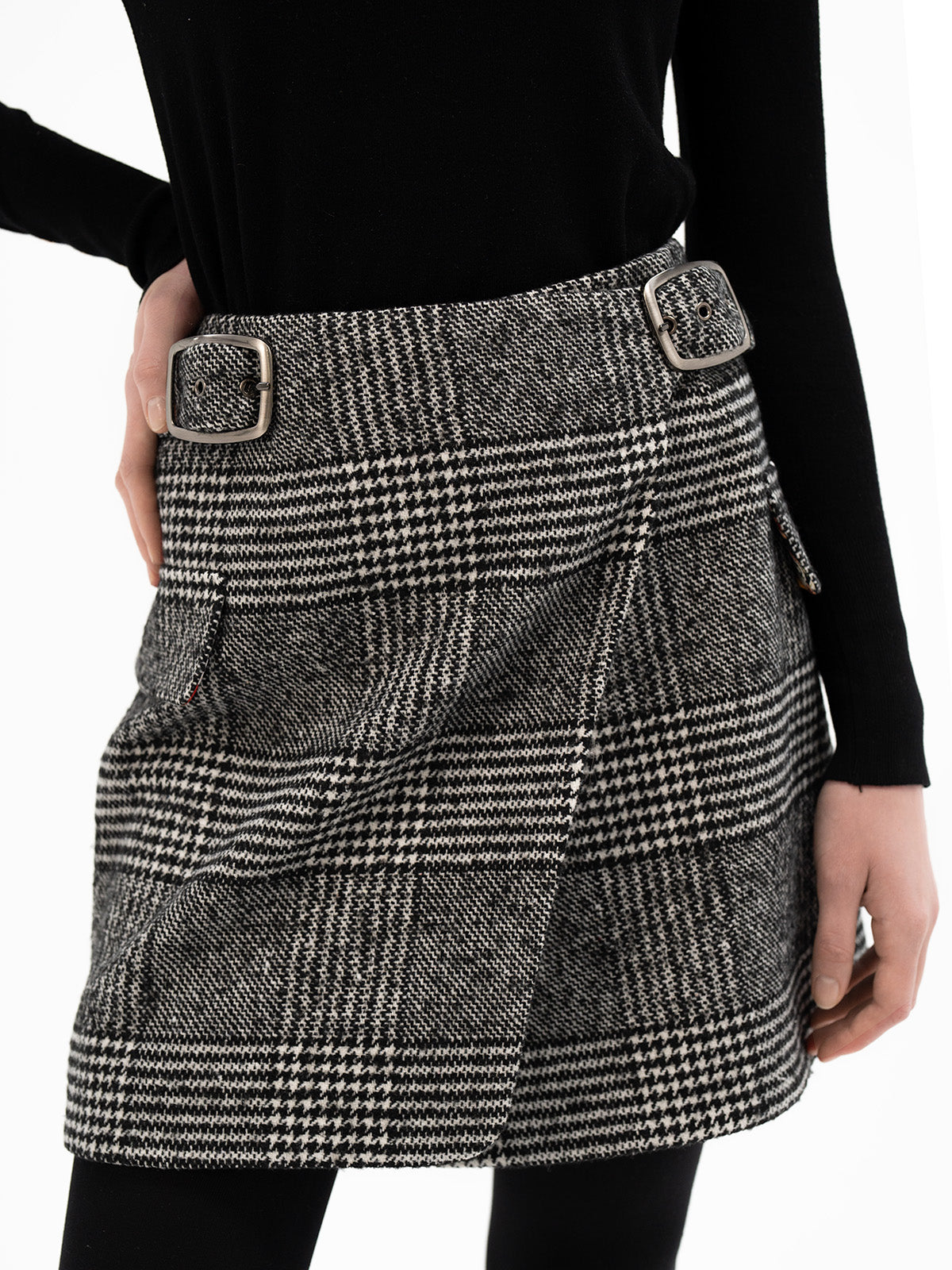 Mini Wool Skirt - Inguz Rune
