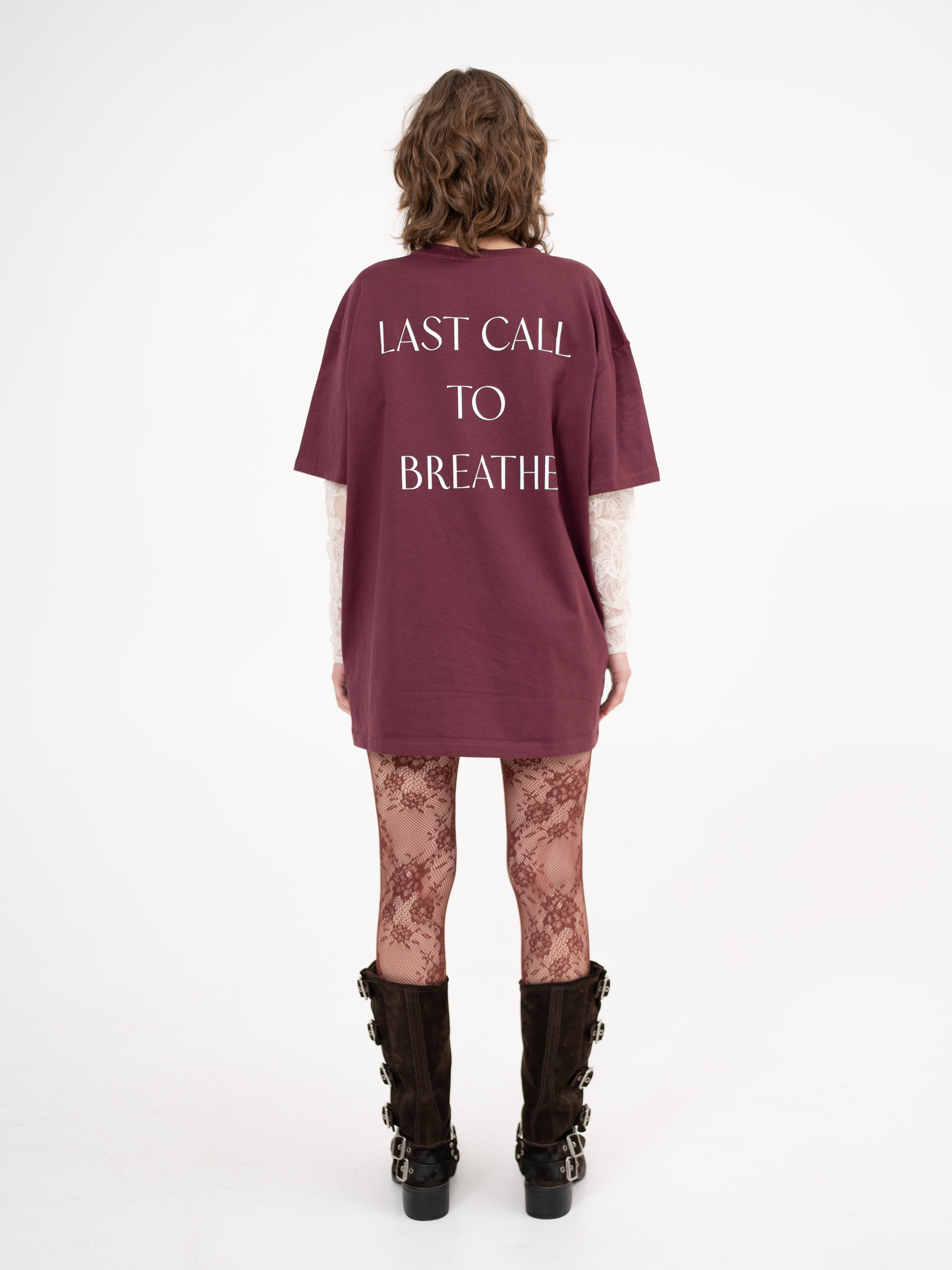 T-shirt with under-layer lace long sleeves - Comfort zone