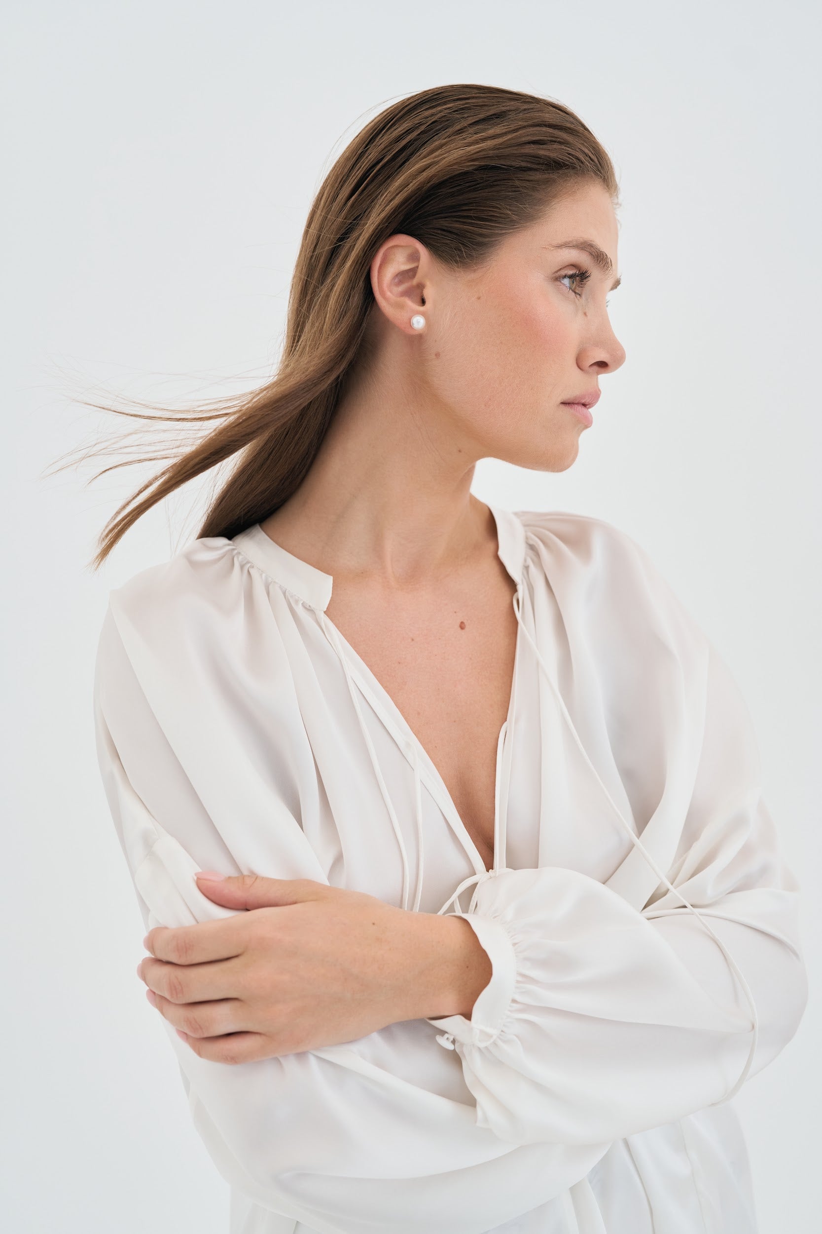 Silk Poet Blouse “Your Bright Side”