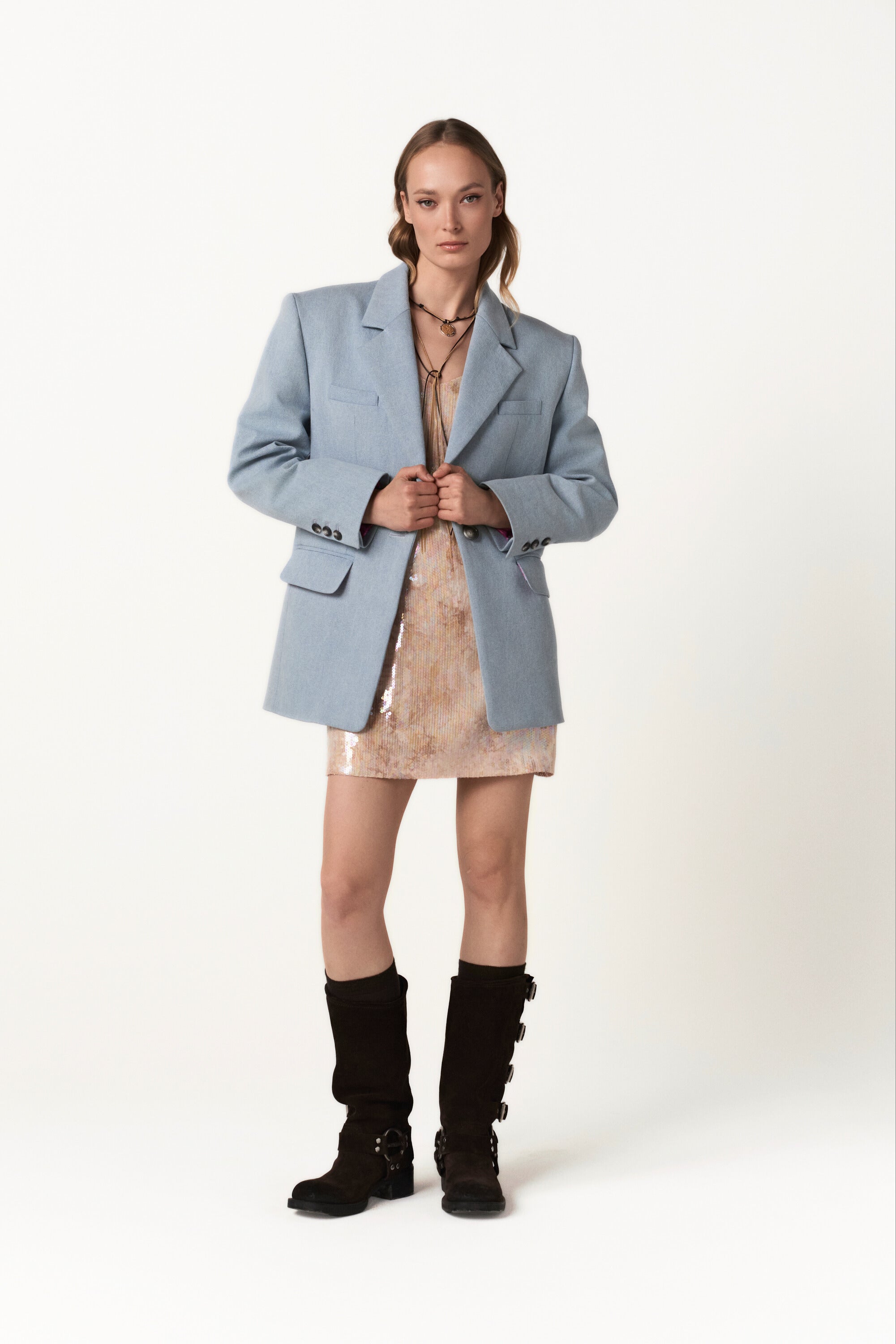 Sequin Slip Dress - Daylight Dusk