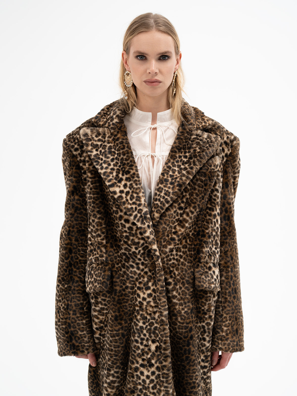 Faux Fur Maxi Coat - Fehu Rune