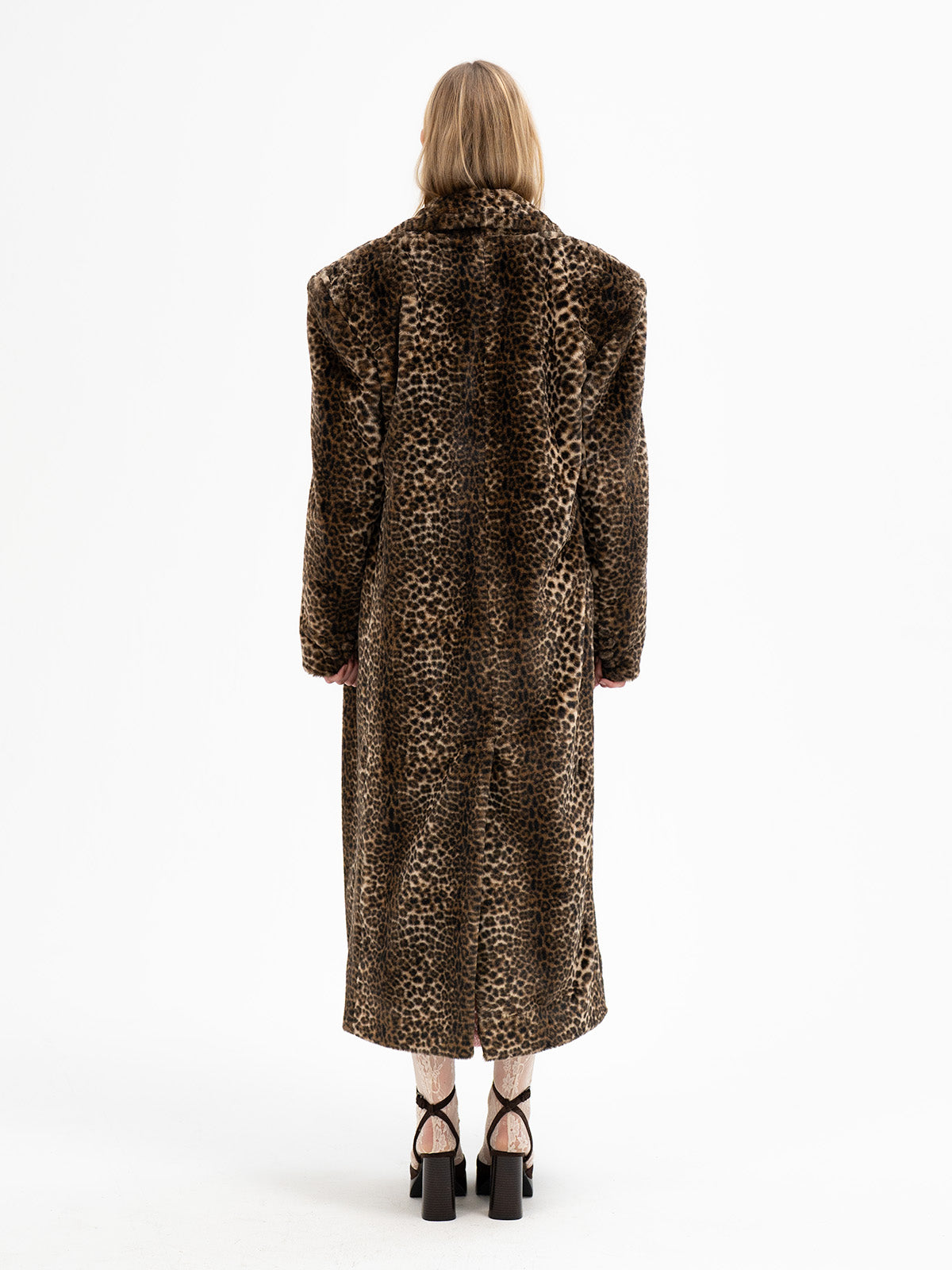 Faux Fur Maxi Coat - Fehu Rune