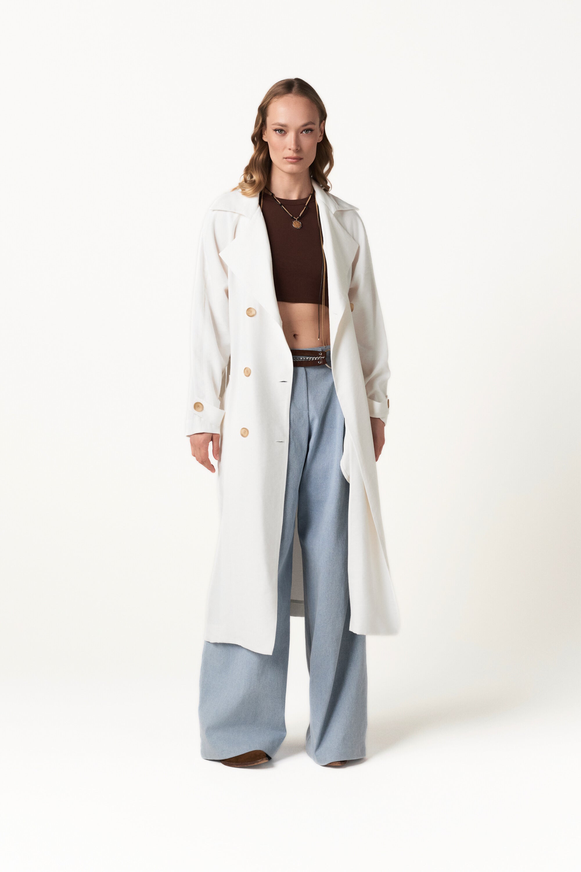 Long Trench Coat - Quiet Storm