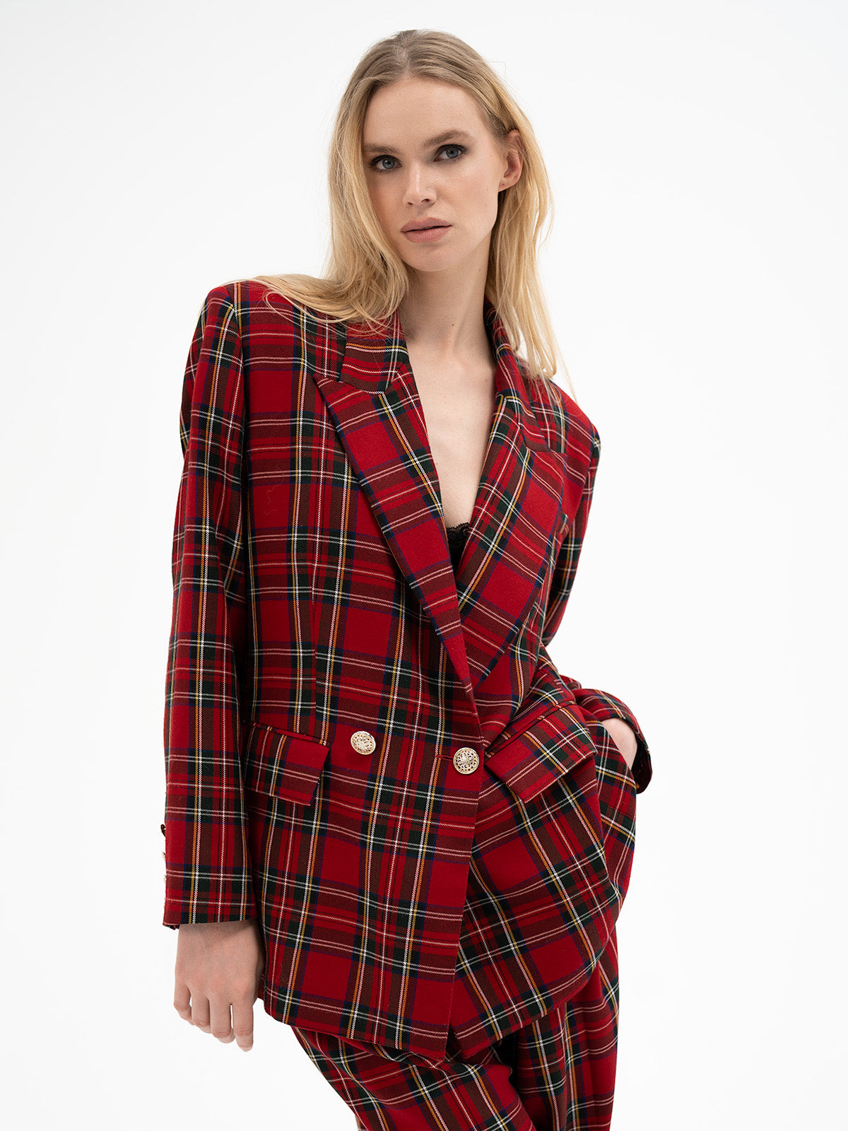 Tartan Blazer - Ingwaz Rune