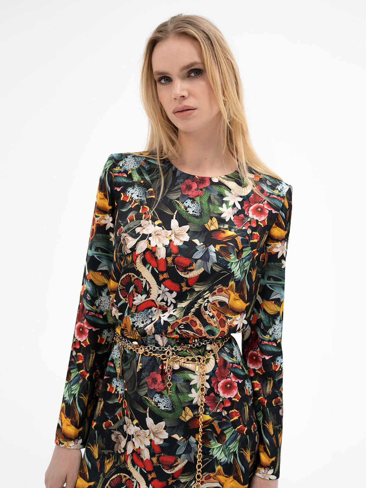 Satin Midi Dress - Ansuz Rune