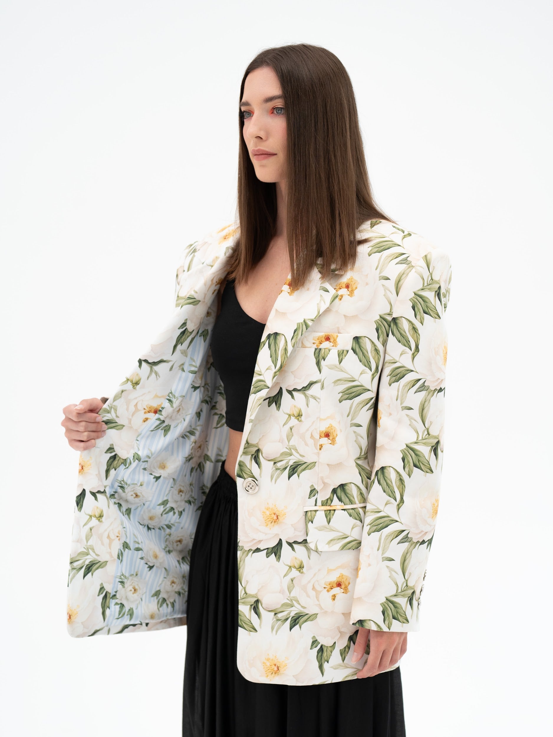 SHIRO PEONY OVERSIZED BLAZER