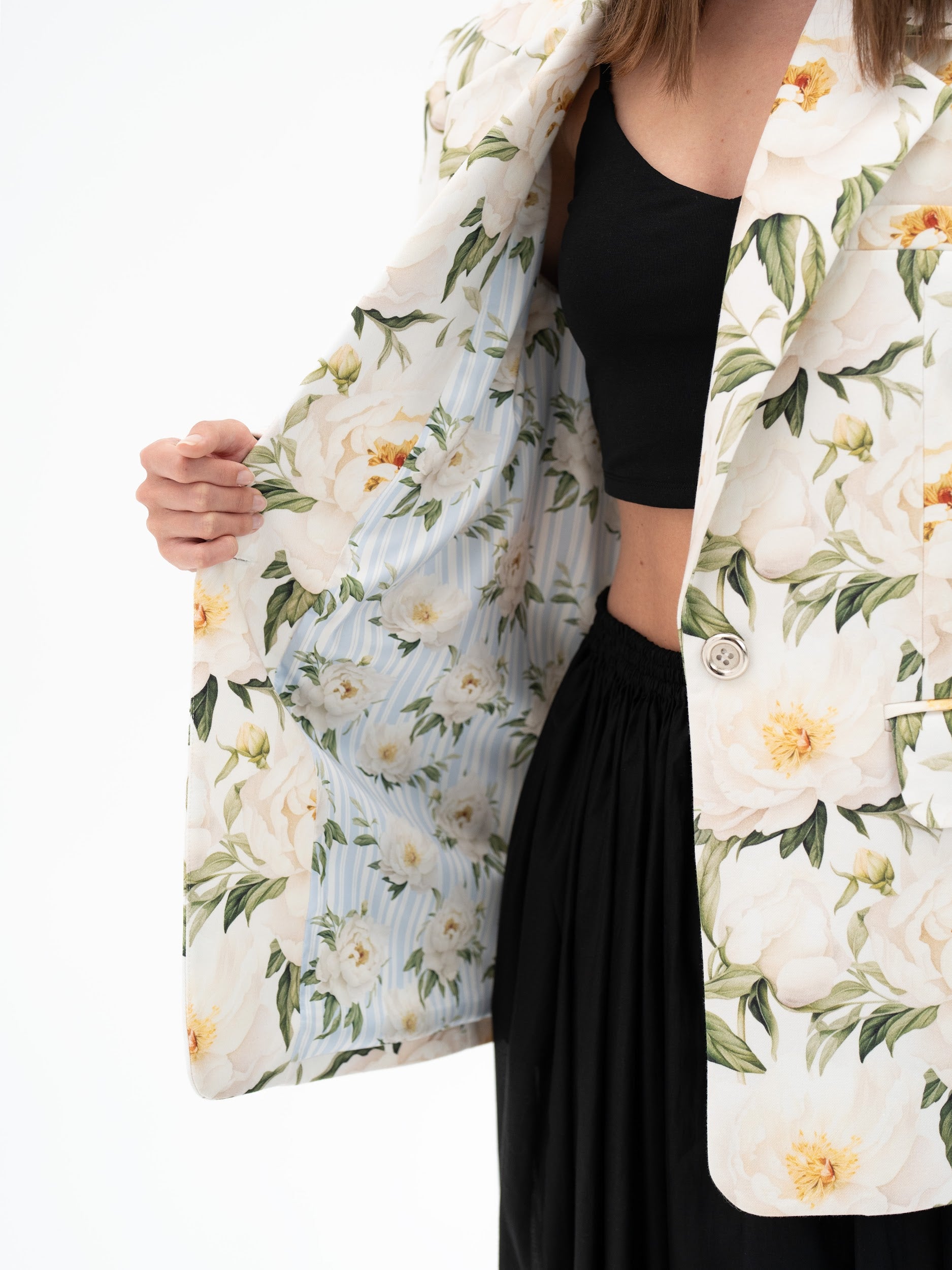 SHIRO PEONY OVERSIZED BLAZER
