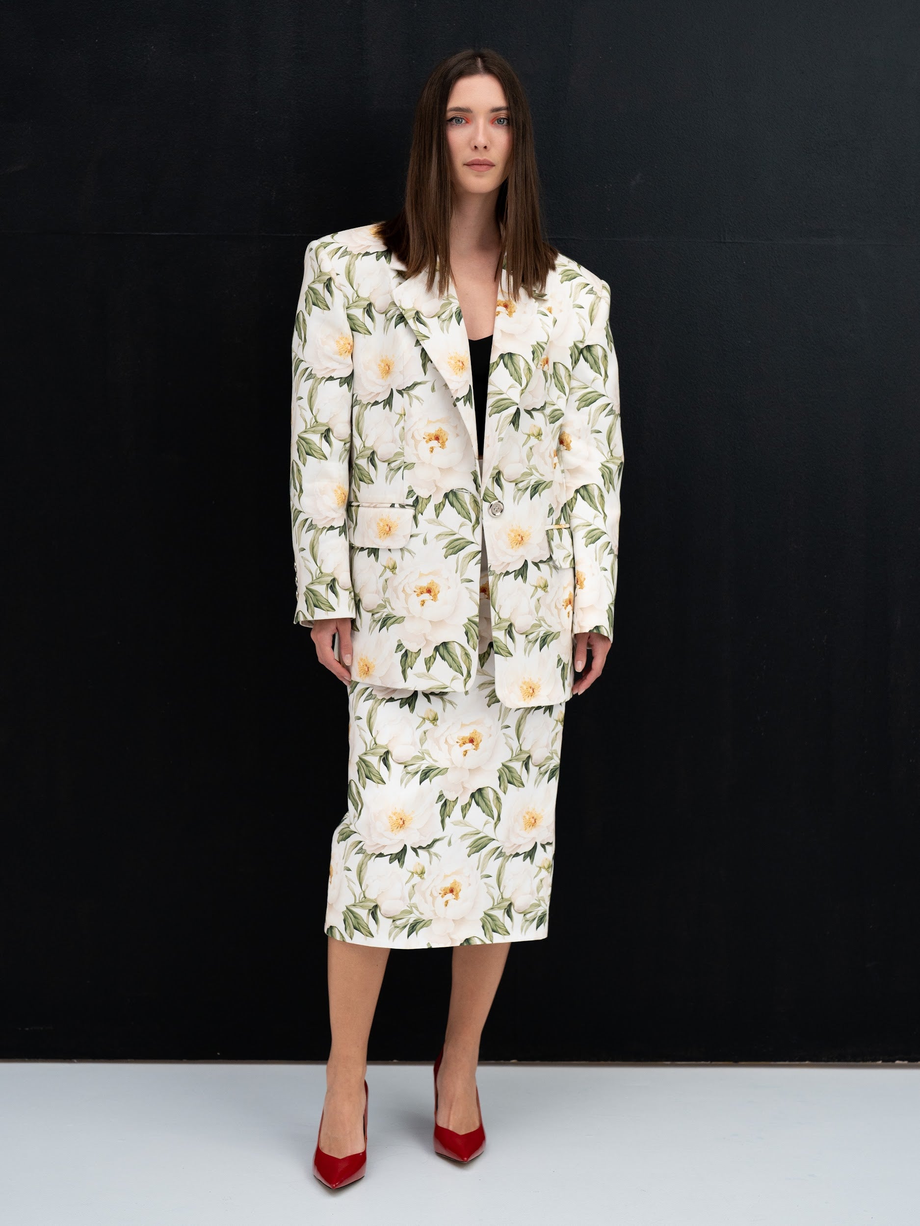 SHIRO PEONY OVERSIZED BLAZER