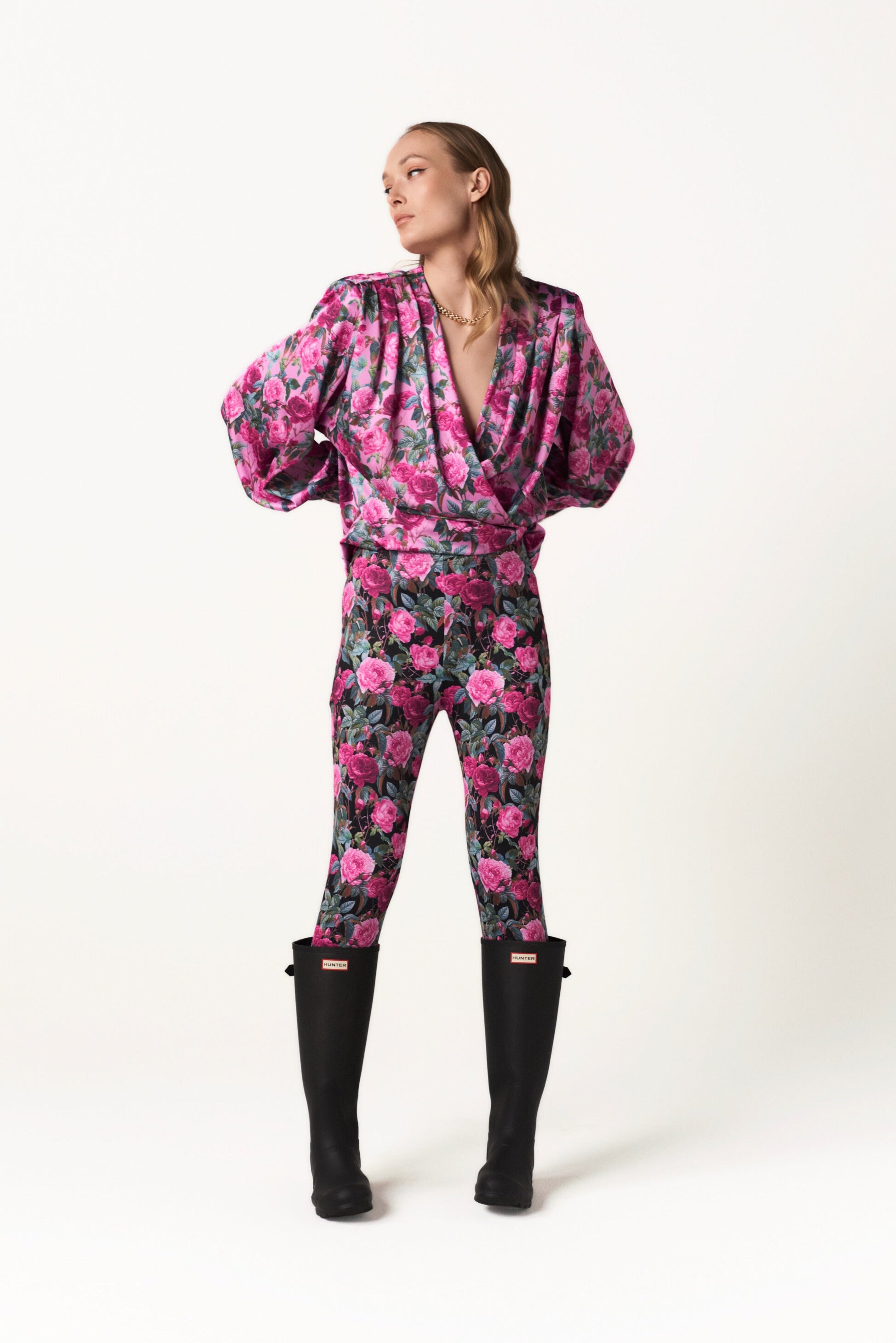 Jean taille mi-haute et jambe large « Love Journey »