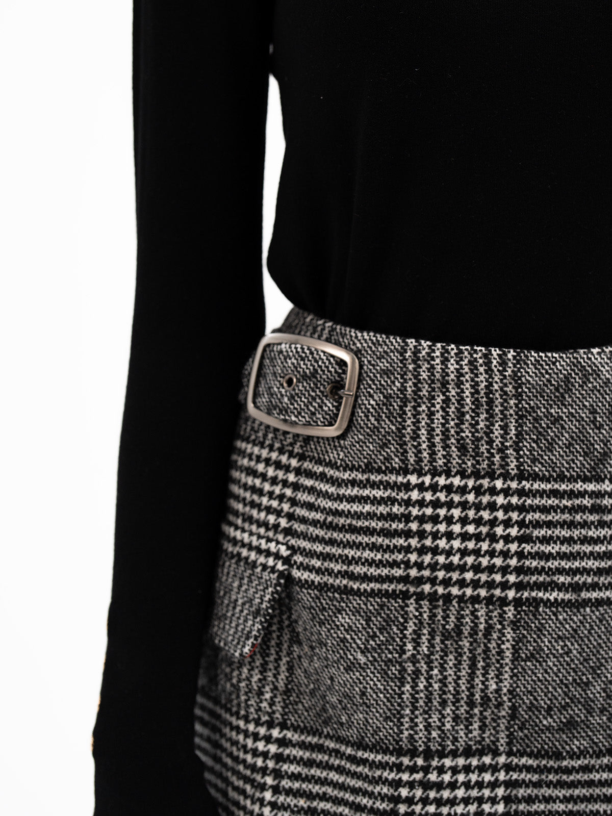 Mini Wool Skirt - Inguz Rune