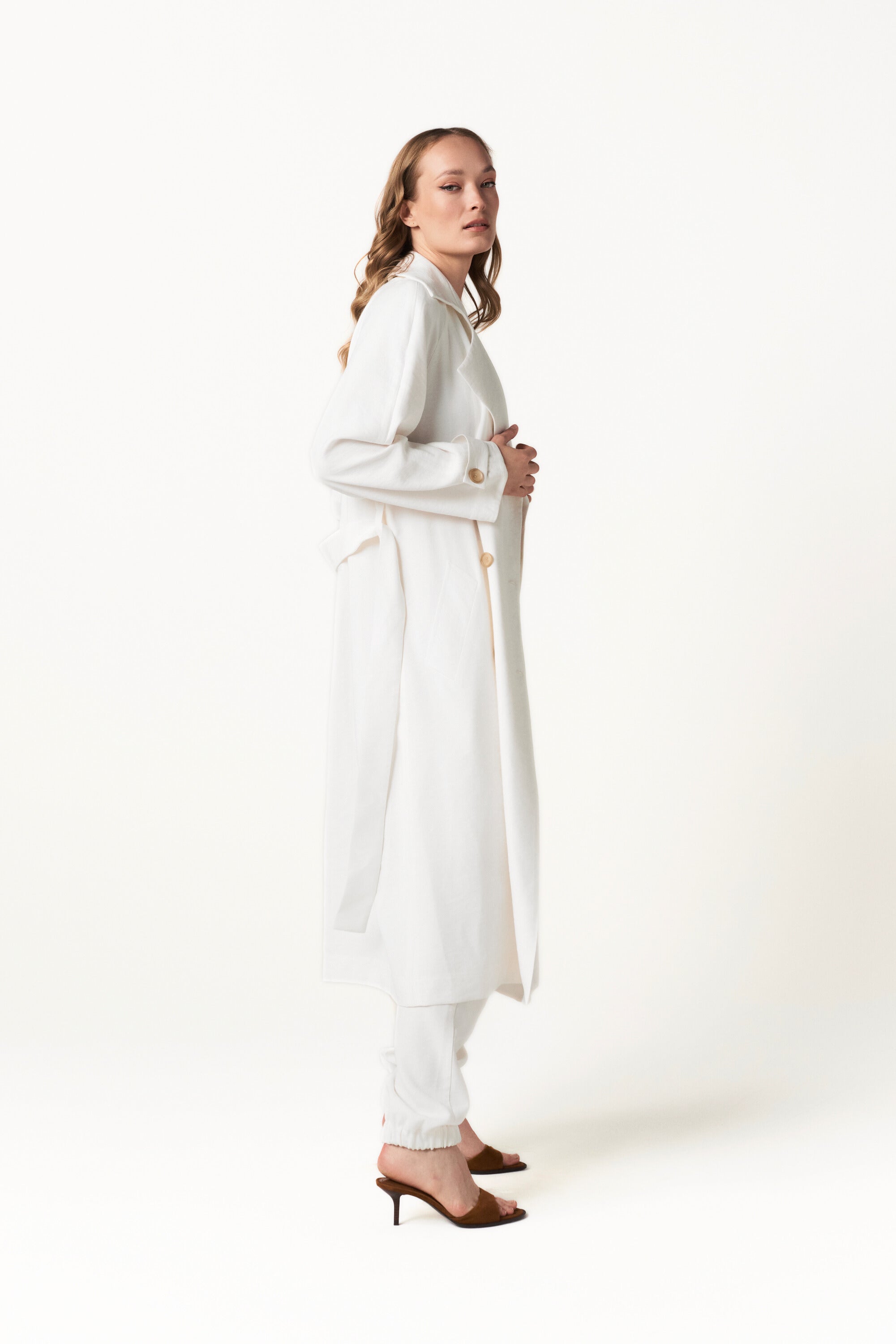 Long Trench Coat - Quiet Storm